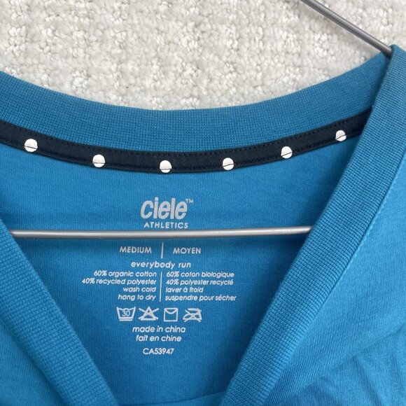 Ciele Athletic Running T-Shirt Men’s Sz M Blue Graphic Lightweight Performance - Picture 9 of 16
